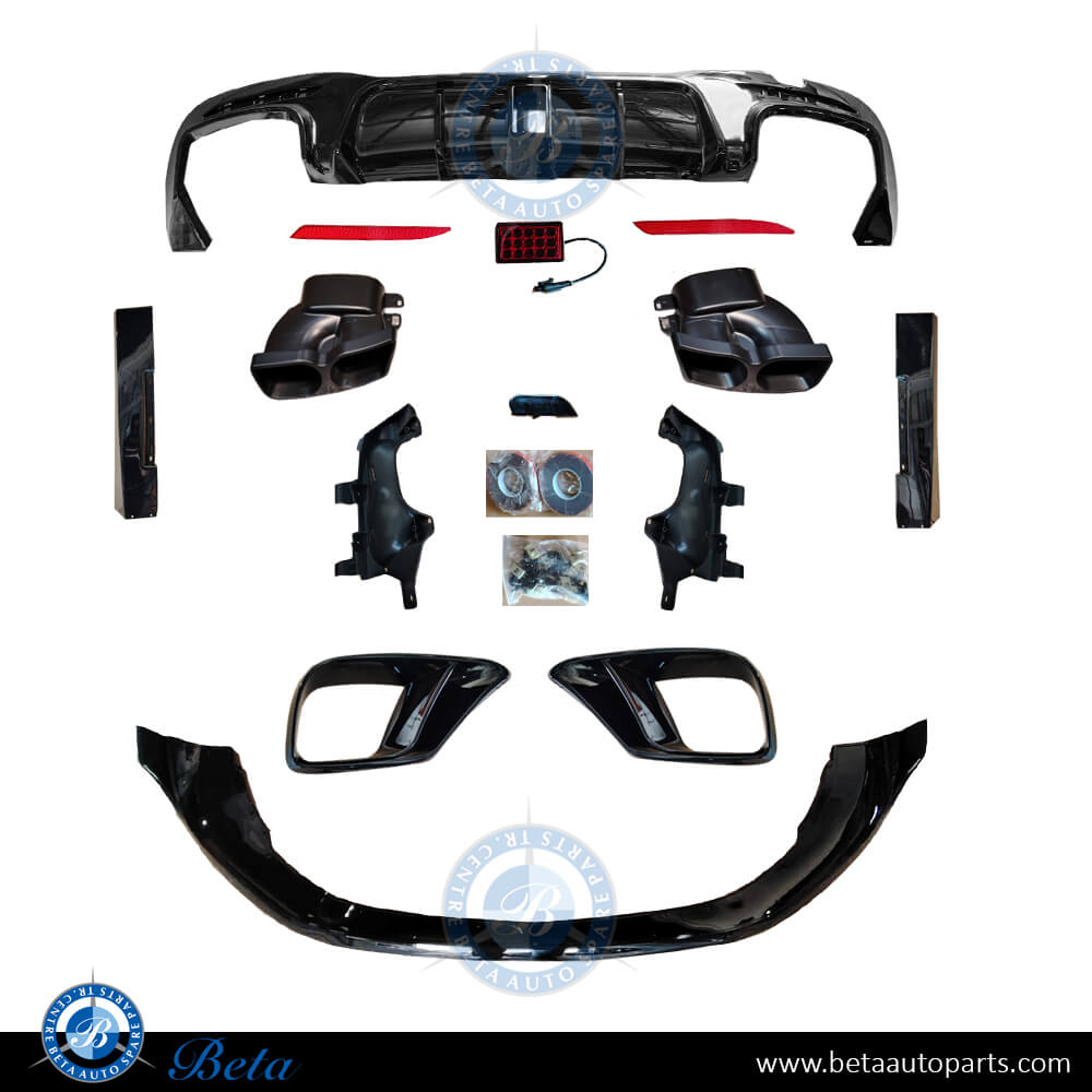 Spoiler Kit Brabus Look for Amg S63 - Gloss Black for Mercedes S-Class 2018-2020 models Spoiler Kit Brabus Look for Amg S63 - Gloss Black for Mercedes S-Class 2018-2020 models